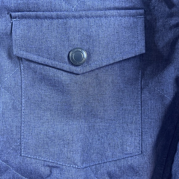 NWT UNTUCKit Jacket Mens XL Patriot Blue Gardner Quilted City Flap Pockets - Picture 6 of 10